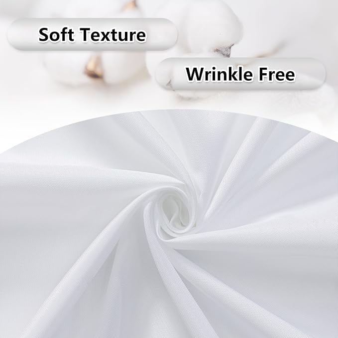White Backdrop Curtain for Parties Wedding Decor- White Wedding Photography Rod - Image 7