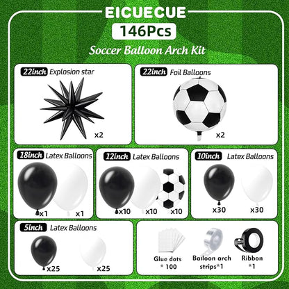 Soccer Balloons Garland Arch Kit - Image 2
