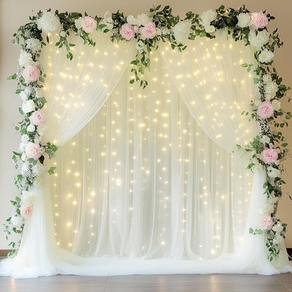 Fomcet Tulle Backdrop Curtains by Fomcet