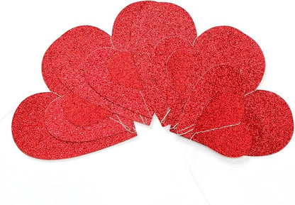 Valentines-Day Party Decorations Red Heart-Garland - 52ft Special Night - Image 6