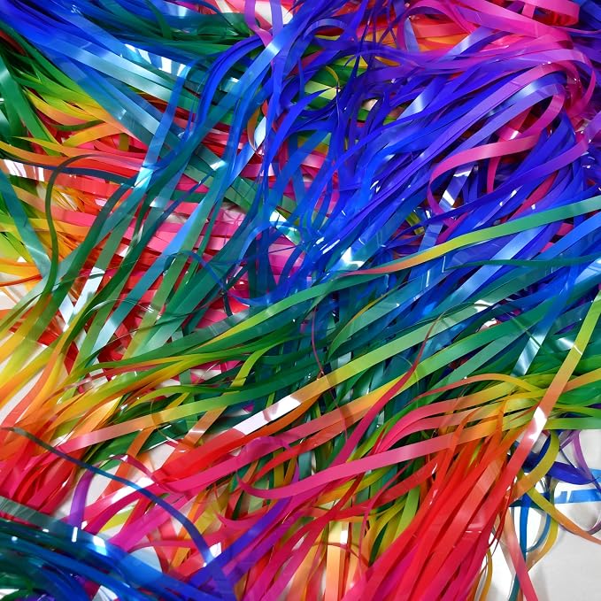BRAVESHINE Colorful Streamers Fringe Backdrop 80s 90s Party Decorations | 2 - Image 2