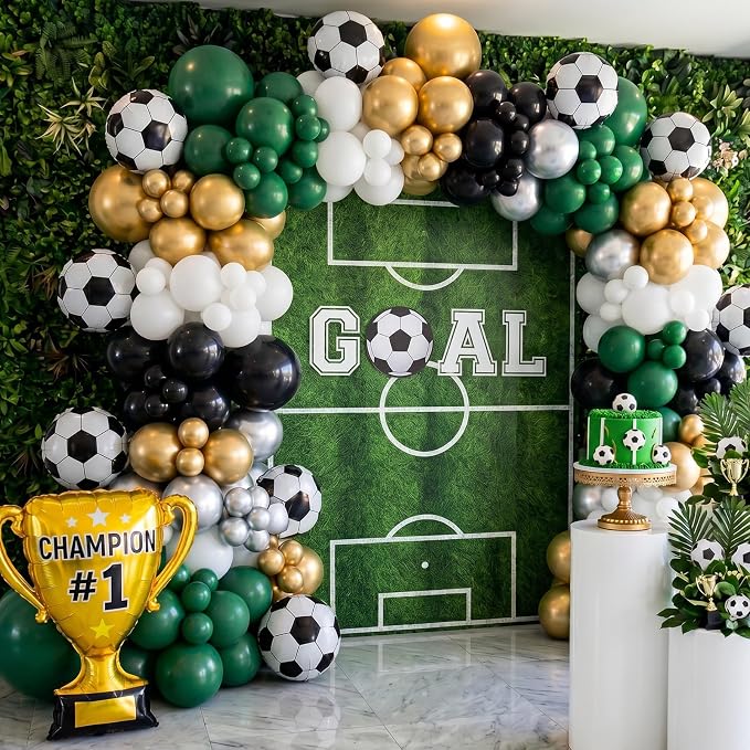 RUBFAC White Balloons 120pcs 12 Inch, 2026 International Football Game Decor - Image 6