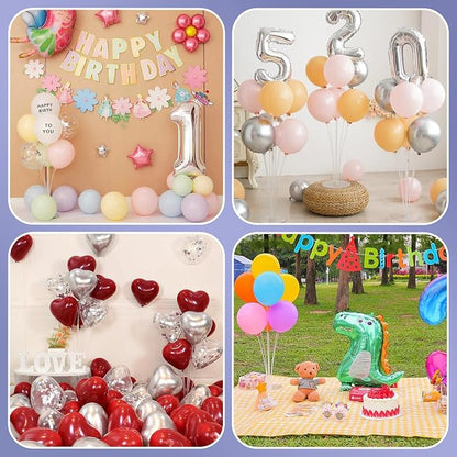 Voircoloria 6 Sets Balloon Stand Kits, Balloon Sticks - Image 7