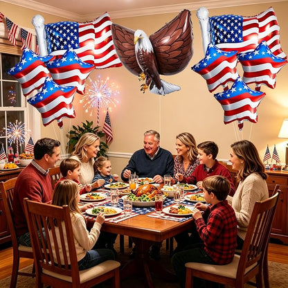 4th of July Patriotic Balloons Set - Image 6