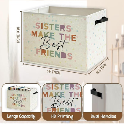 Boho Girl Nursery Foldable Storage Bins Box - Image 5