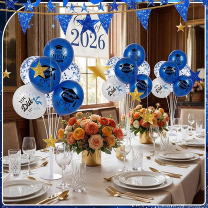 Foilswirl 4 Sets Graduation Party Balloons 2026 Congrats Grad Table - Image 6