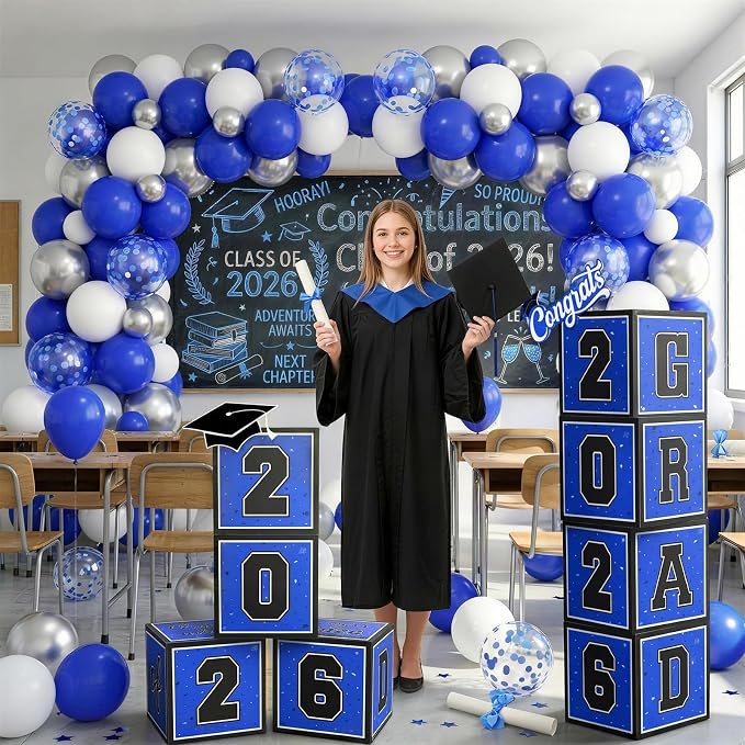 Blue Graduation Decorations 2026 - Image 6