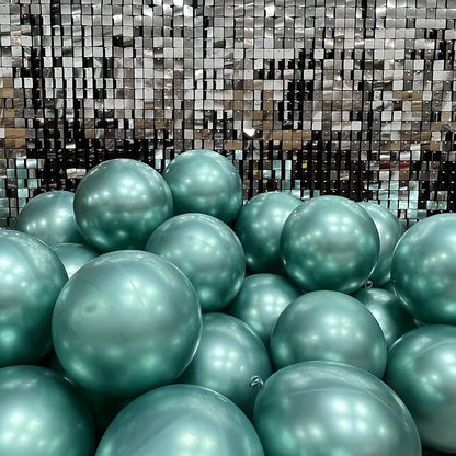 Metallic Green Balloons 12inch - Image 3