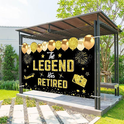 Retirement Party Decorations, Retirement Banner - Image 4