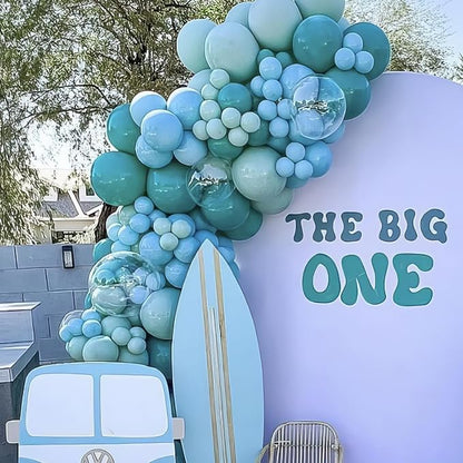 Teal Blue Balloons, Turquoise Balloons Macaron Teal Blue Balloon, Peacock Blue - Image 7