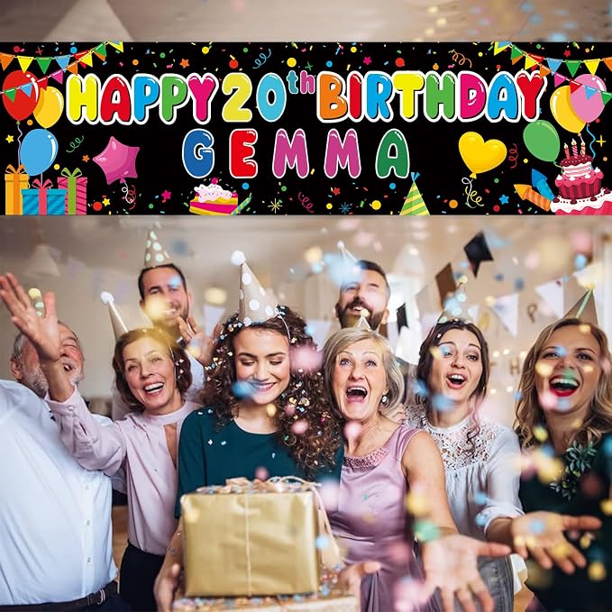 Personalized Birthday Banner For Party, Name And Ages DIY Banner Includes - Image 6