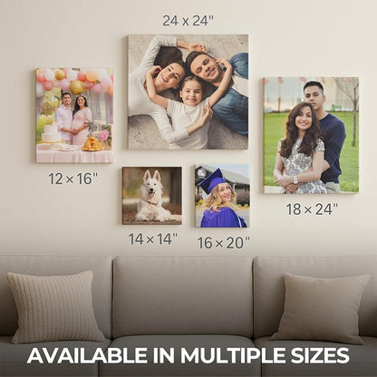DC Custom canvas prints with your photos custom wall decor Hang Made in USA | - Image 4