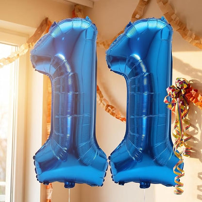 Number 11 Balloon Foil Mylar Balloons - Image 4