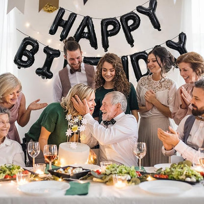 16" Happy Birthday Balloon Banner Foil - Image 3