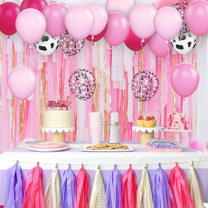 Cow Balloons, 12 Inch Cow Print Balloons Hot Pink Balloon, Hot Pink Balloon - Image 7