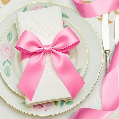 30Yards 1 1/2In Hot Pink Ribbon - Image 5