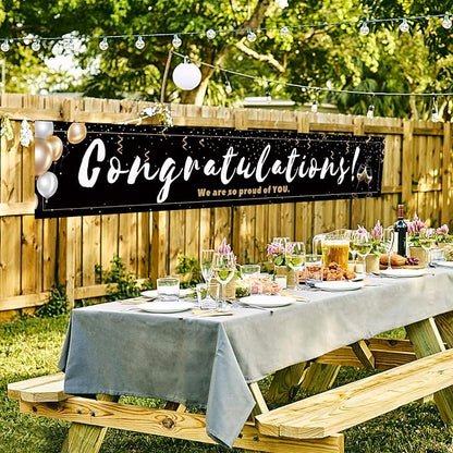 Large Congratulations Decoration Banner, Birthday Engagement Wedding Retirement - Image 6