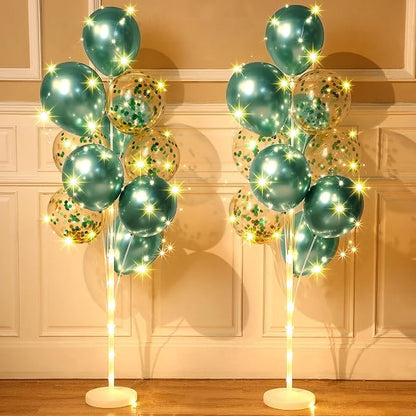 Wettarn 2 Sets Floor Balloon Column Stand Kit by Wettarn