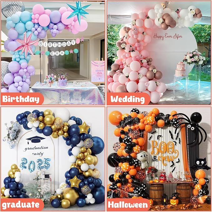OurWarm 8.2FT & 6FT Balloon Arch Stand, Free Bending Top Balloon Arch Kit - Image 5