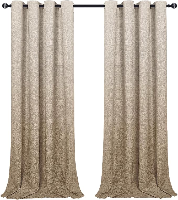 DWCN Ombre Blackout Curtains 84 Inch Length - Image 8