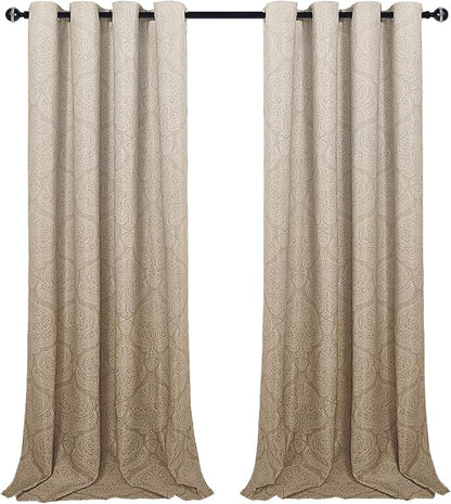 DWCN Ombre Blackout Curtains 84 Inch Length - Image 8