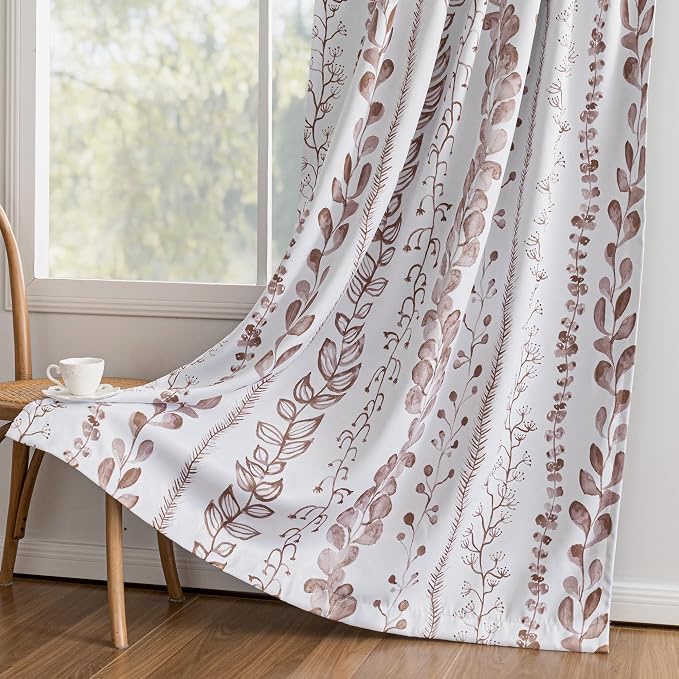 95% Blackout Curtains for Bedroom, Thermal Insulated Privacy Protection Back - Image 8