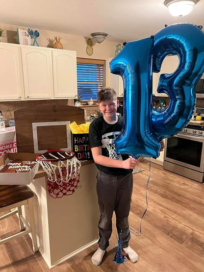 Navy Blue 13 Balloon - Image 7