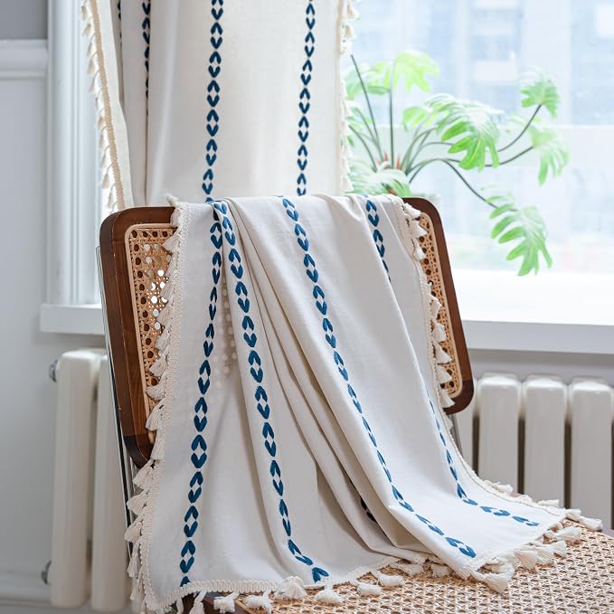 Sutuo Home Boho Curtains 90 inches by SutuoHome