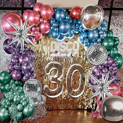 Metallic Balloon Garland Arch Kit, - Image 3