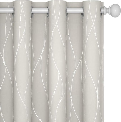 Deconovo Living Room Curtains 72 Inches Long, Thermal Insulated, Room Darkening by Unknown
