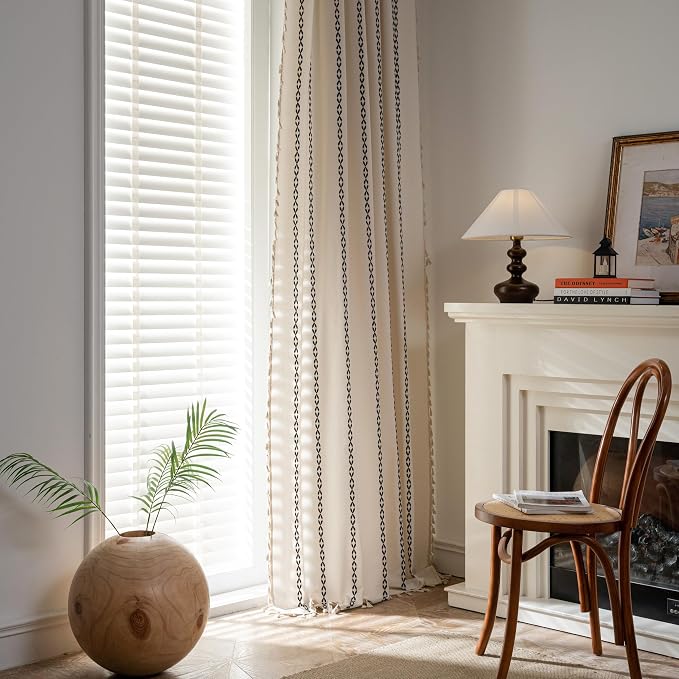 Sutuo Home Boho Curtains 108 Inches Long, Bohemian Drape - Image 4