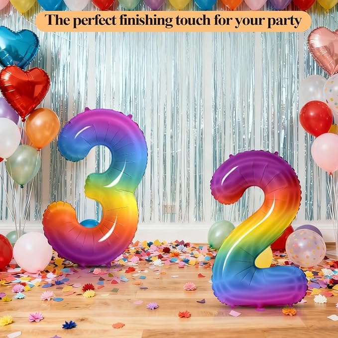 Number 0 Balloons for Birthday Party Decorations, 0-100 Large No.0 Balloons for - Image 5