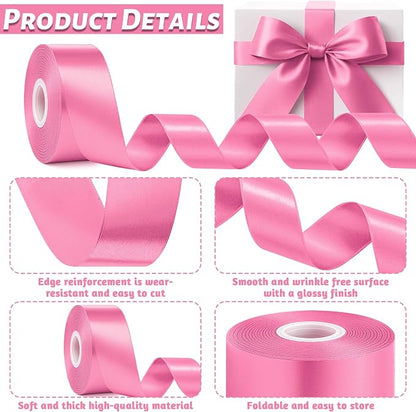 30Yards 1 1/2In Hot Pink Ribbon - Image 3