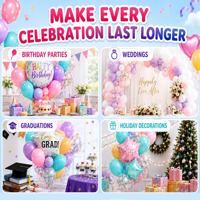200ml High Float for Balloons, Helium Fluid Extends Float Time | Effective - Image 6