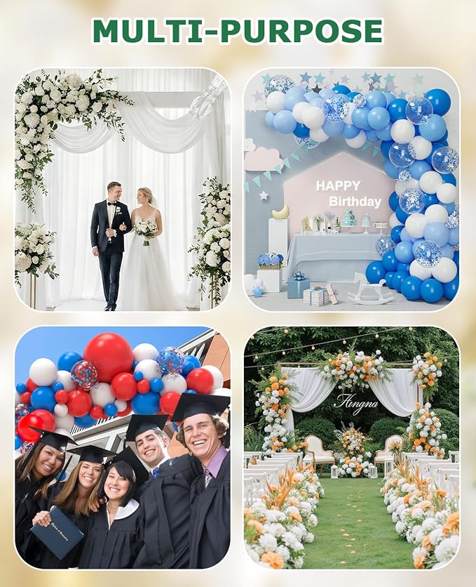 30PCS Large Balloon Arch Clips, 3.5 Inch Clear Heavy Duty Plastic Clip Spring - Image 6