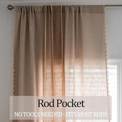 Sutuo Home Boho Curtains 63 inch - Image 5
