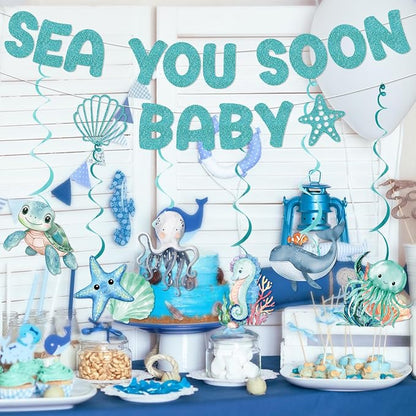Sea You Soon Baby Shower Decorations - Image 5