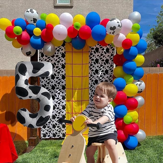 Cow Print Number Balloons, Large Foil Number 2 Balloon 40 Inch Cow Balloon - Image 6