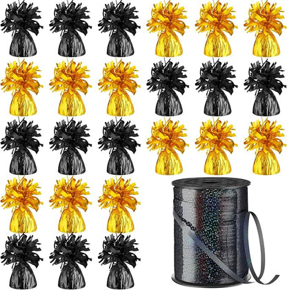 Yunsailing 24 Pcs Heavy Balloon Weights Metallic Anchor, 0.33 lb Each Table by Yunsailing