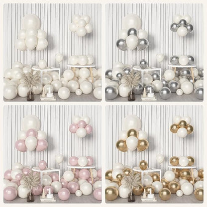 Amandir 153pcs Pearl White Balloons Arch Garland Kit Different Sizes | 18 12 10 - Image 4