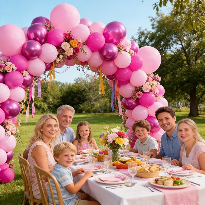 Pink Balloons Metallic - Image 6