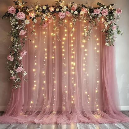 Fomcet Tulle Backdrop Curtains - Image 7