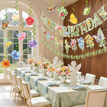 Flower Birthday Decorations, Garden Wildflower Party Decorations - Image 2