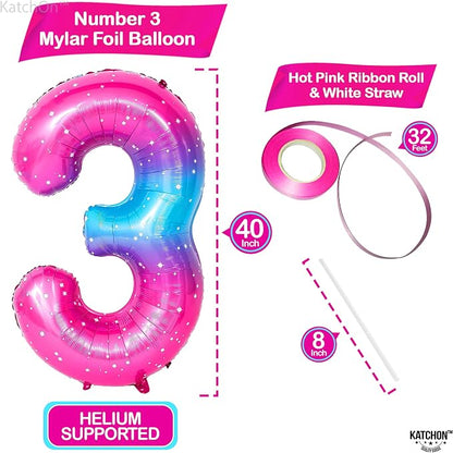 KatchOn, Rainbow 40 Inch 3 Balloon - Image 2