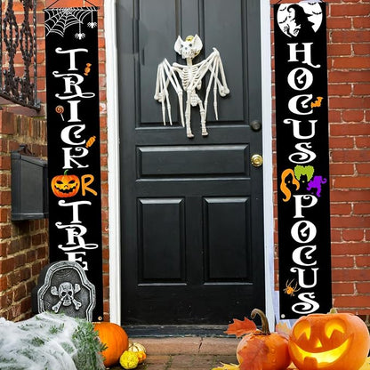 Olanrun Hanging Halloween Door Decorations, 70-inch Front Door Banner Decor - Image 8