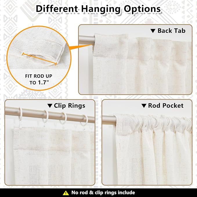 MYSKY HOME Curtains 84 inches Long - Image 6