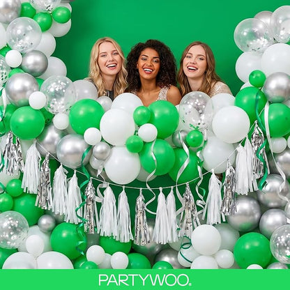 PartyWoo Green Balloons 85pcs Different Sizes of 18 12 10 5 Inch | Balloons - Image 5