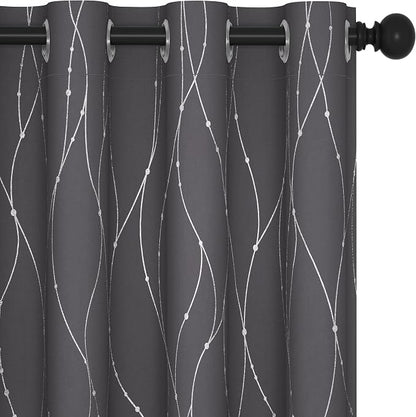 Deconovo Living Room Curtains 36 Inches Long, Thermal Insulated, Room Darkening - Image 4