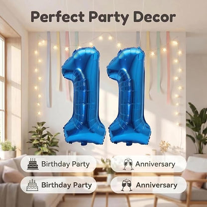 Number 11 Balloon Foil Mylar Balloons - Image 7
