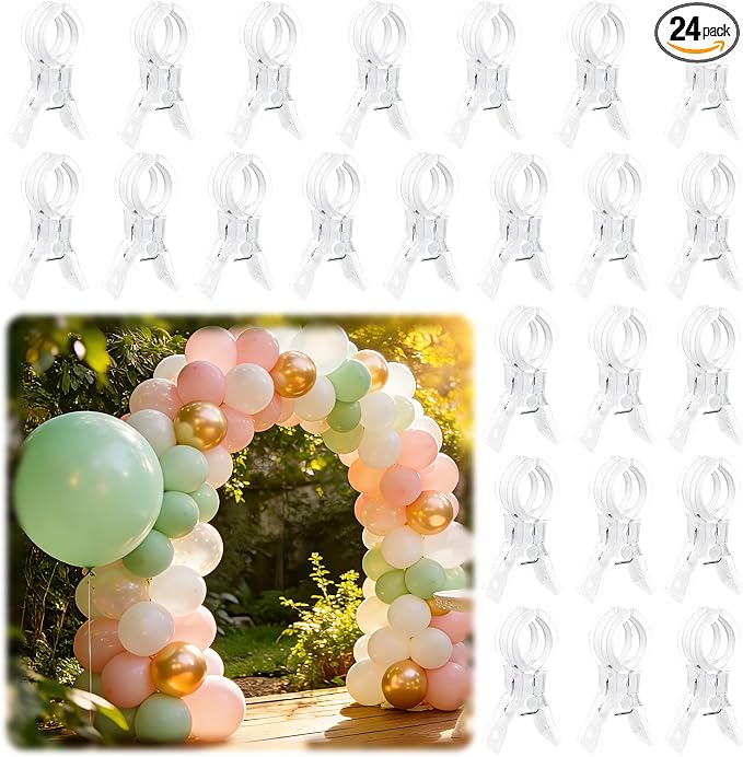 PUGPIU 24 Pack Balloon Arch Clips by Unknown